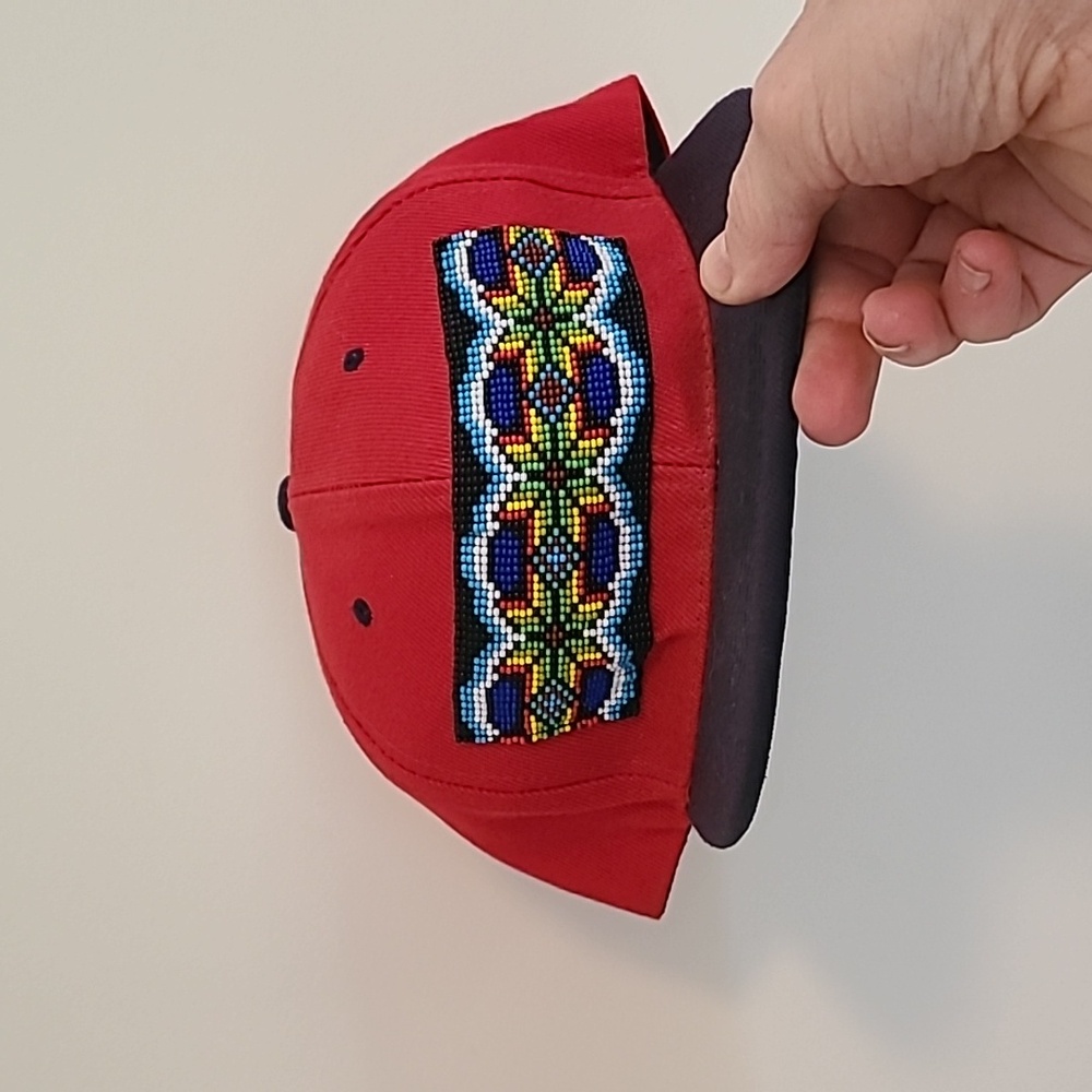 Beaded ball cap